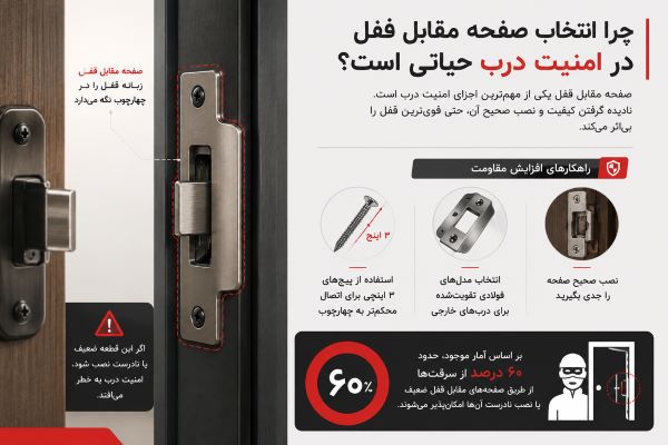 انتخاب صفحه مقابل قفل ضعیف